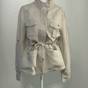 Max Jeans Light Tan Utility Jacket